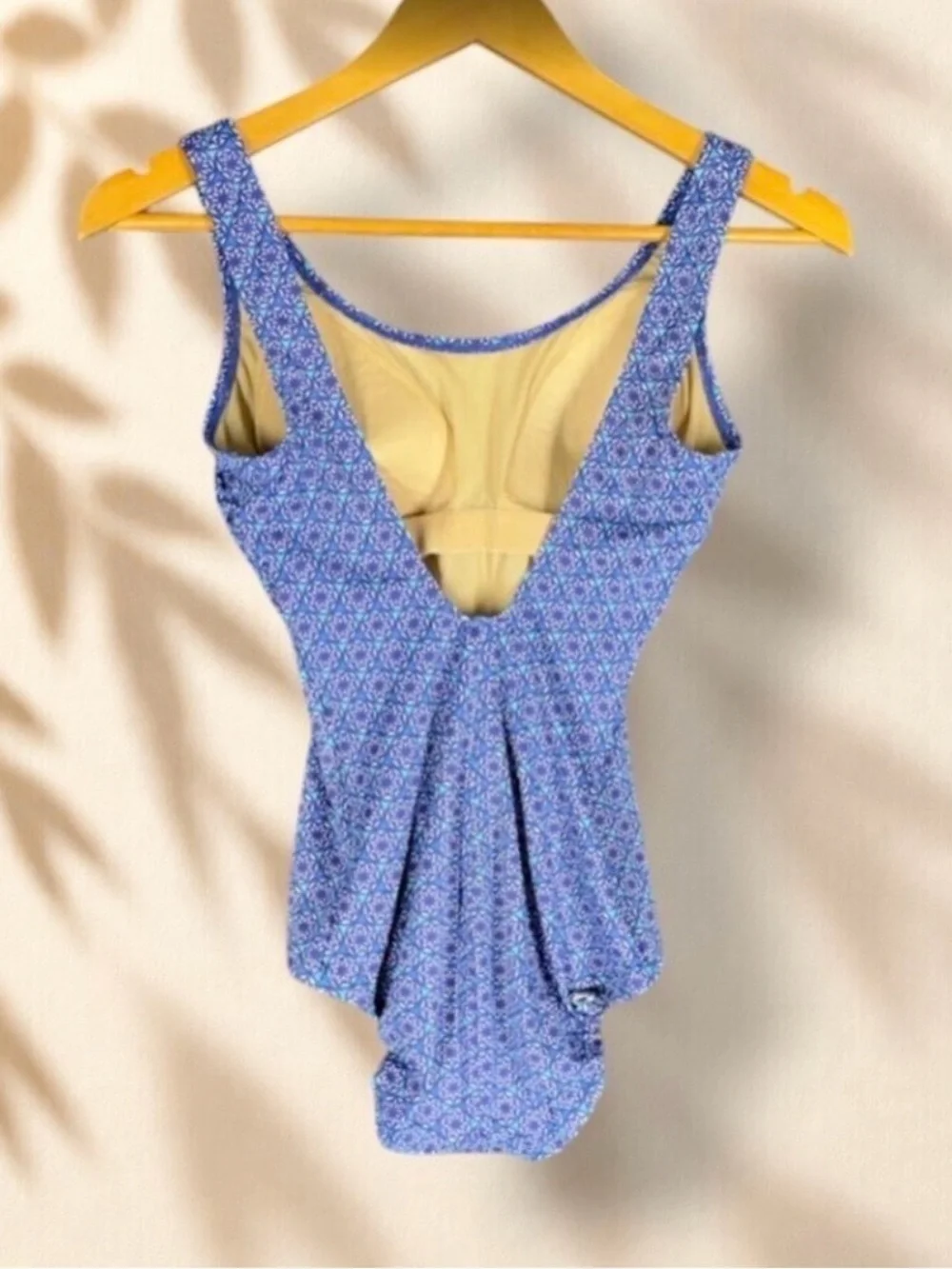 L.L. Bean Geometric One-Piece Swimsuit